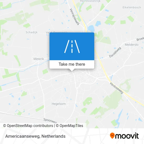 Americaanseweg map