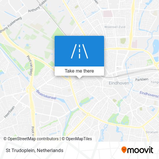 St Trudoplein map