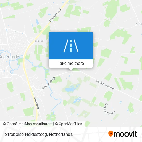 Strobolse Heidesteeg map
