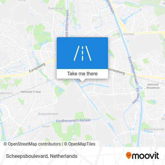 Scheepsboulevard map