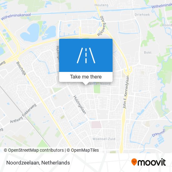 Noordzeelaan map