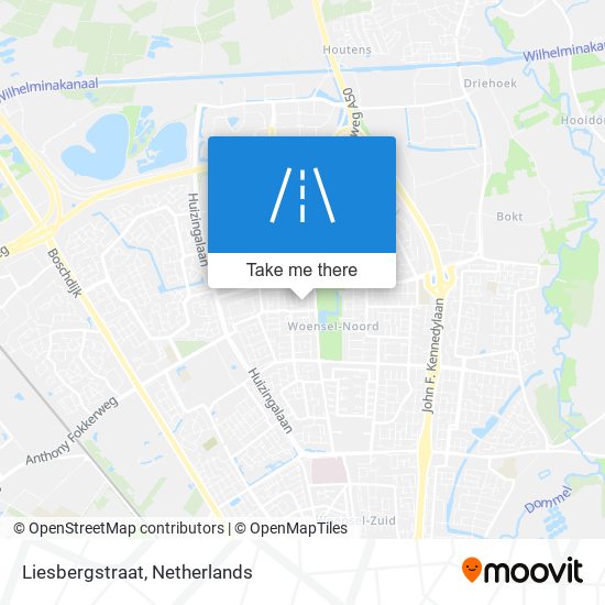 Liesbergstraat map