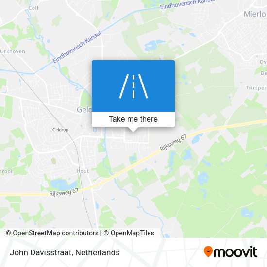 John Davisstraat map