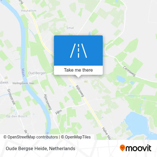 Oude Bergse Heide map