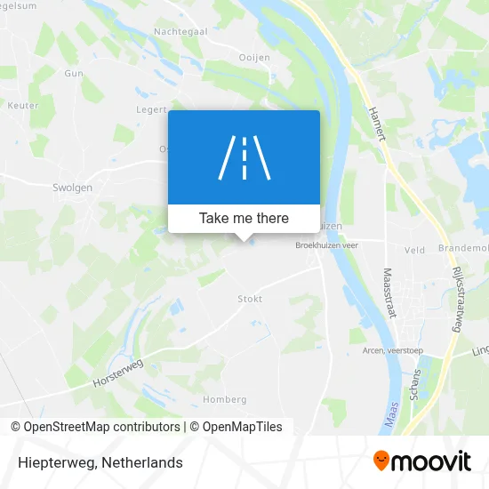 Hiepterweg map