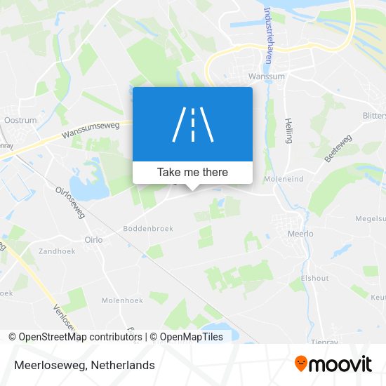 Meerloseweg map