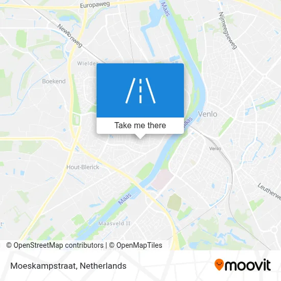Moeskampstraat map
