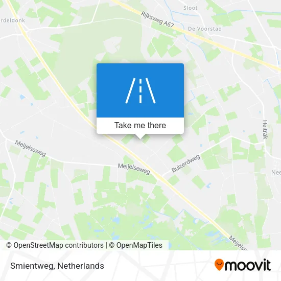 Smientweg map