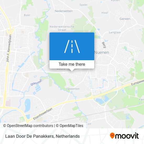 Laan Door De Panakkers map