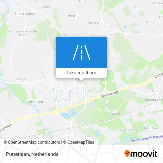 Putterlaan map