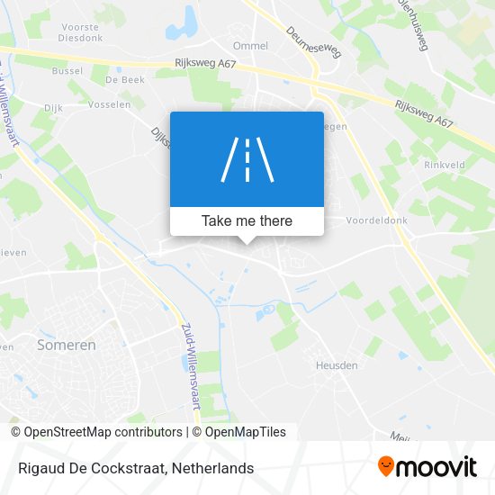 Rigaud De Cockstraat map