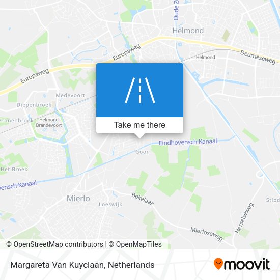 Margareta Van Kuyclaan map
