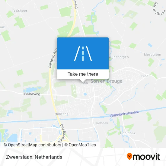 Zweerslaan map