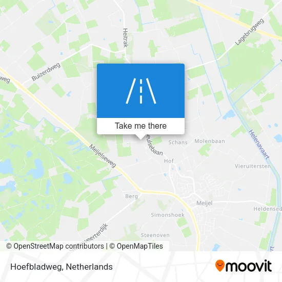 Hoefbladweg map