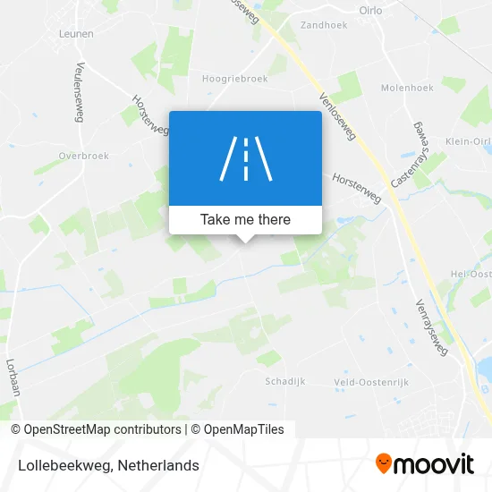 Lollebeekweg map
