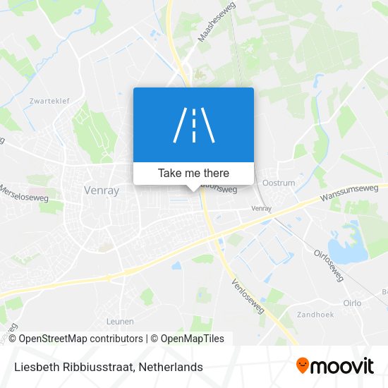 Liesbeth Ribbiusstraat map