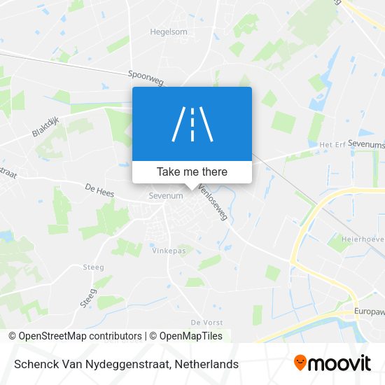 Schenck Van Nydeggenstraat map