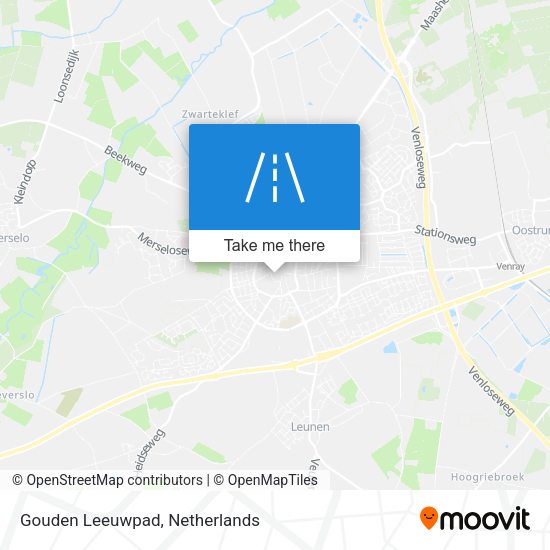 Gouden Leeuwpad map