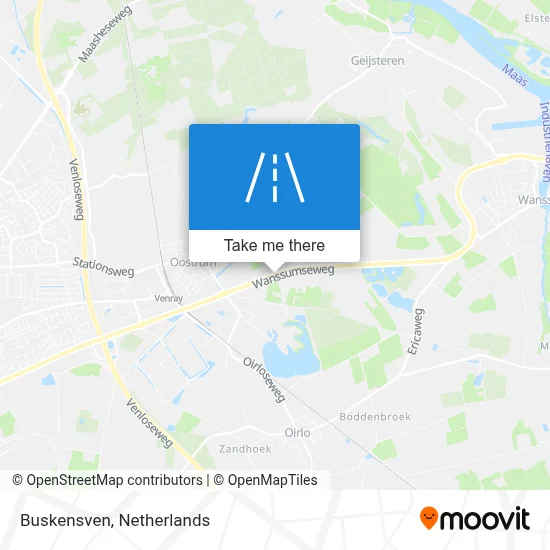 Buskensven map
