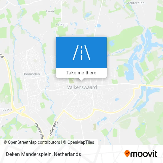 Deken Mandersplein map