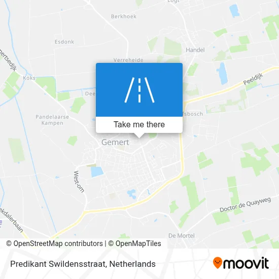 Predikant Swildensstraat map
