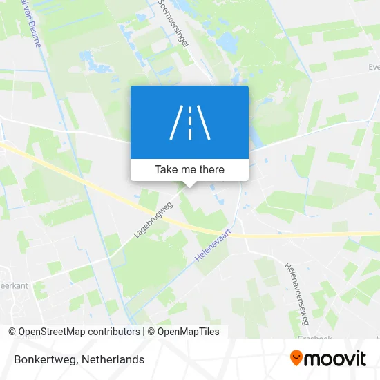 Bonkertweg map
