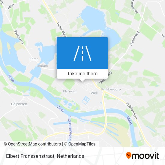 Elbert Franssenstraat map
