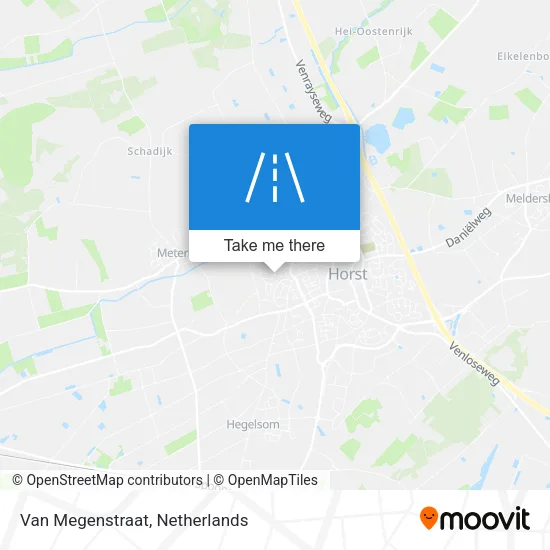 Van Megenstraat map