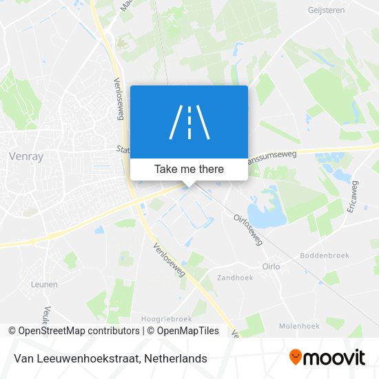 Van Leeuwenhoekstraat map