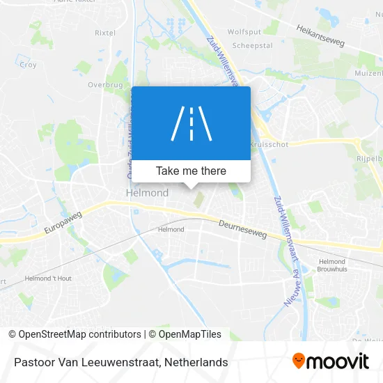 Pastoor Van Leeuwenstraat Karte
