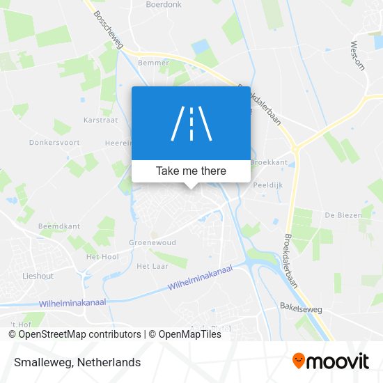 Smalleweg map