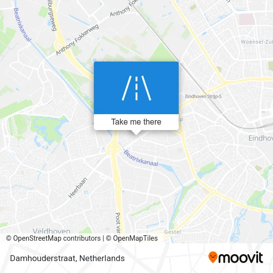 Damhouderstraat map