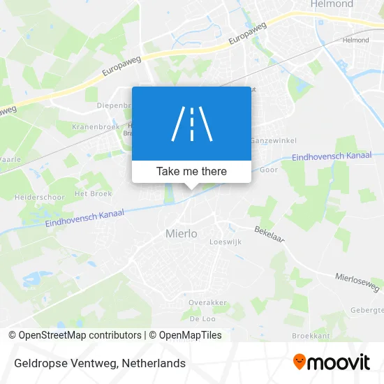 Geldropse Ventweg map