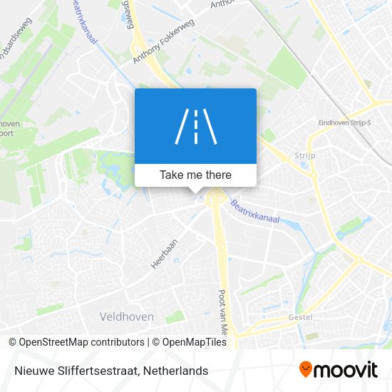 Nieuwe Sliffertsestraat map