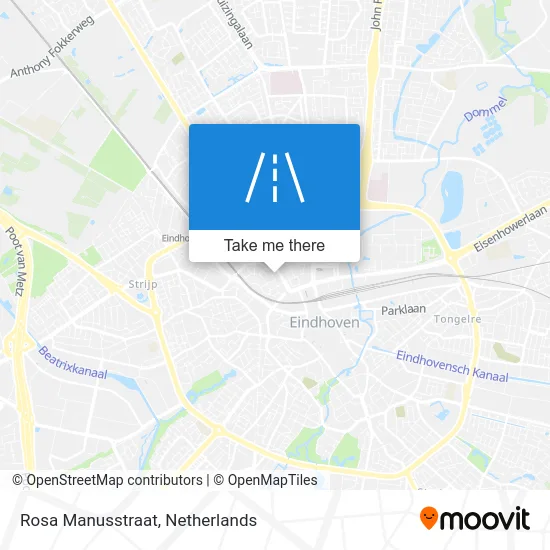 Rosa Manusstraat map