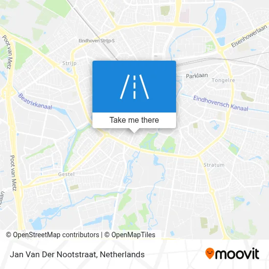 Jan Van Der Nootstraat map