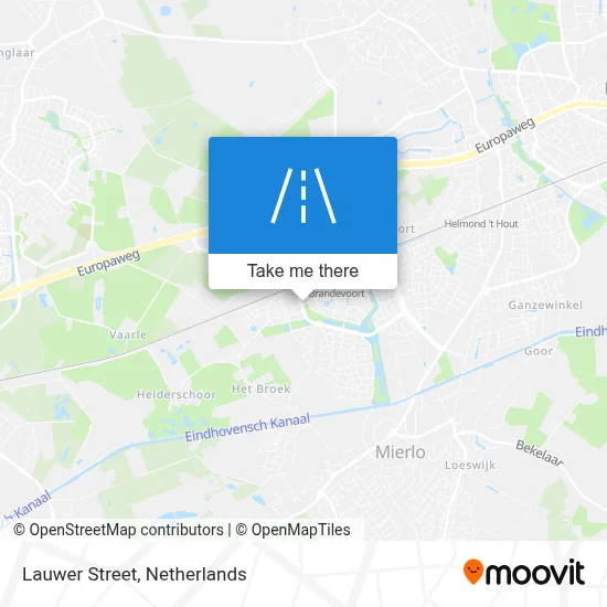 Lauwerstraat map