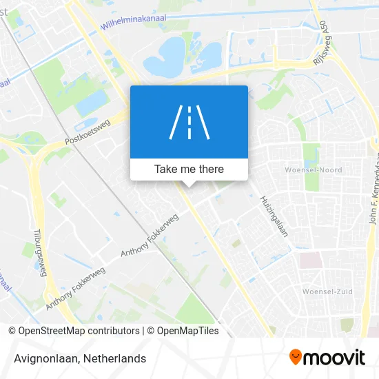 Avignonlaan map