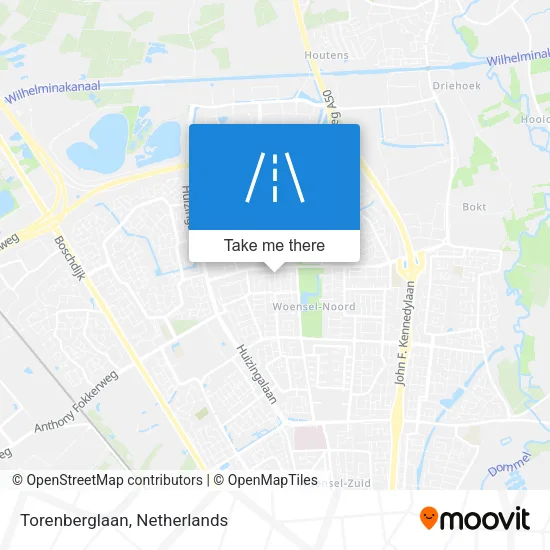 Torenberglaan Karte