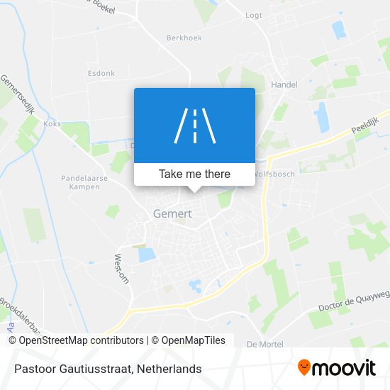 Pastoor Gautiusstraat map