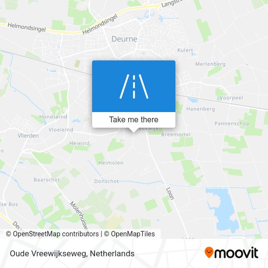 Oude Vreewijkseweg map
