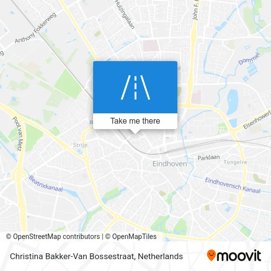 Christina Bakker-Van Bossestraat map