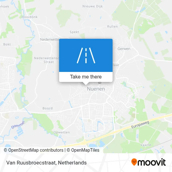 Van Ruusbroecstraat map