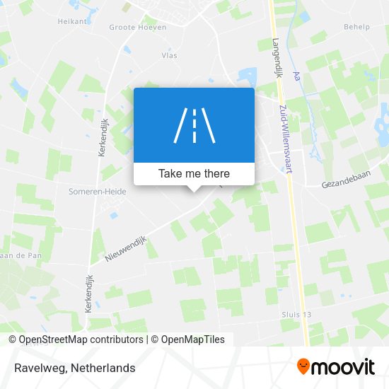 Ravelweg map