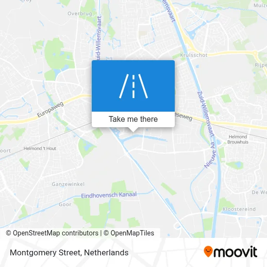 Montgomerystraat map