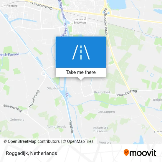 Roggedijk map