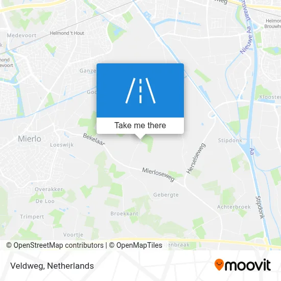 Veldweg map