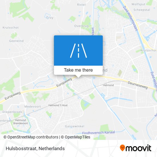 Hulsbosstraat map
