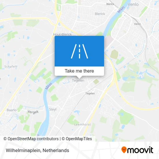 Wilhelminaplein map