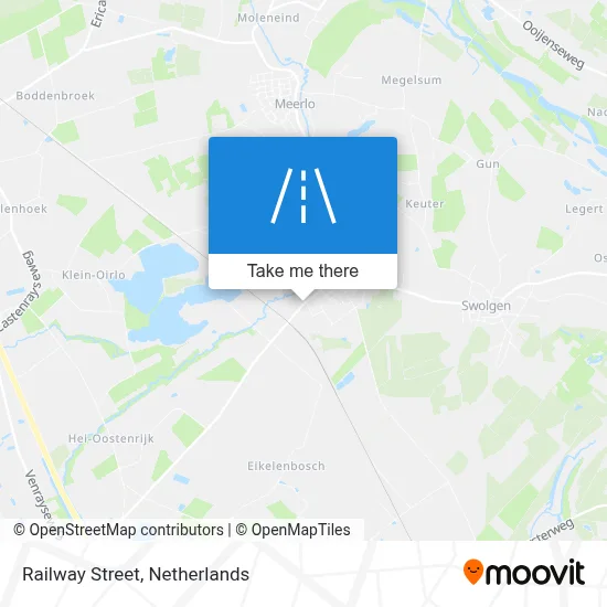 Spoorstraat map